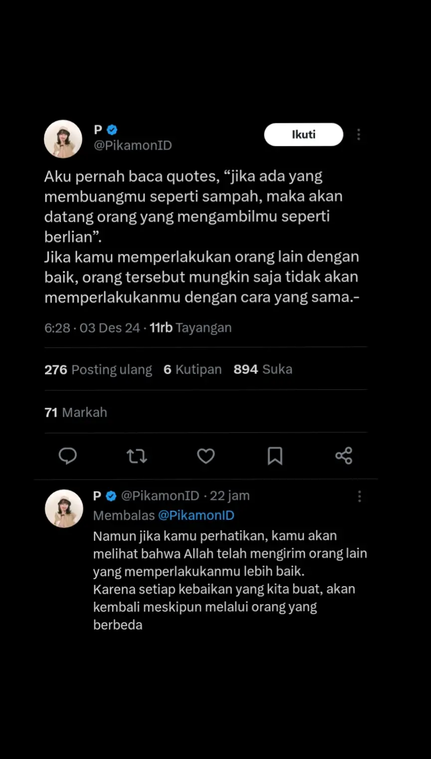 kamu akan berharga dimata org yg tepat #relateable #motivation #mindset #qoutesoftheday #realtionship #Relationship #trauma #trustissues #broken  #brokenheart #patah #patahhati #mental #MentalHealth #selflove #mood #overthinking #sad #sadstory #sadvibes #sadsong #sadvibes🥀 #qoute #qoutes #qoutestory #galau #galaubrutal #tweet #sajak #katakata #qoutesaestetic  #fyp #foryou  #masukberanda #foryoupage #xbyzca #selfhealing #psikolog #katabijak #sajakcinta #sadnes #musicontiktok #storytime #4u #qoutestory #lovestory #terpatahterluka #tweet #terkaambisera #sampah #berharga 