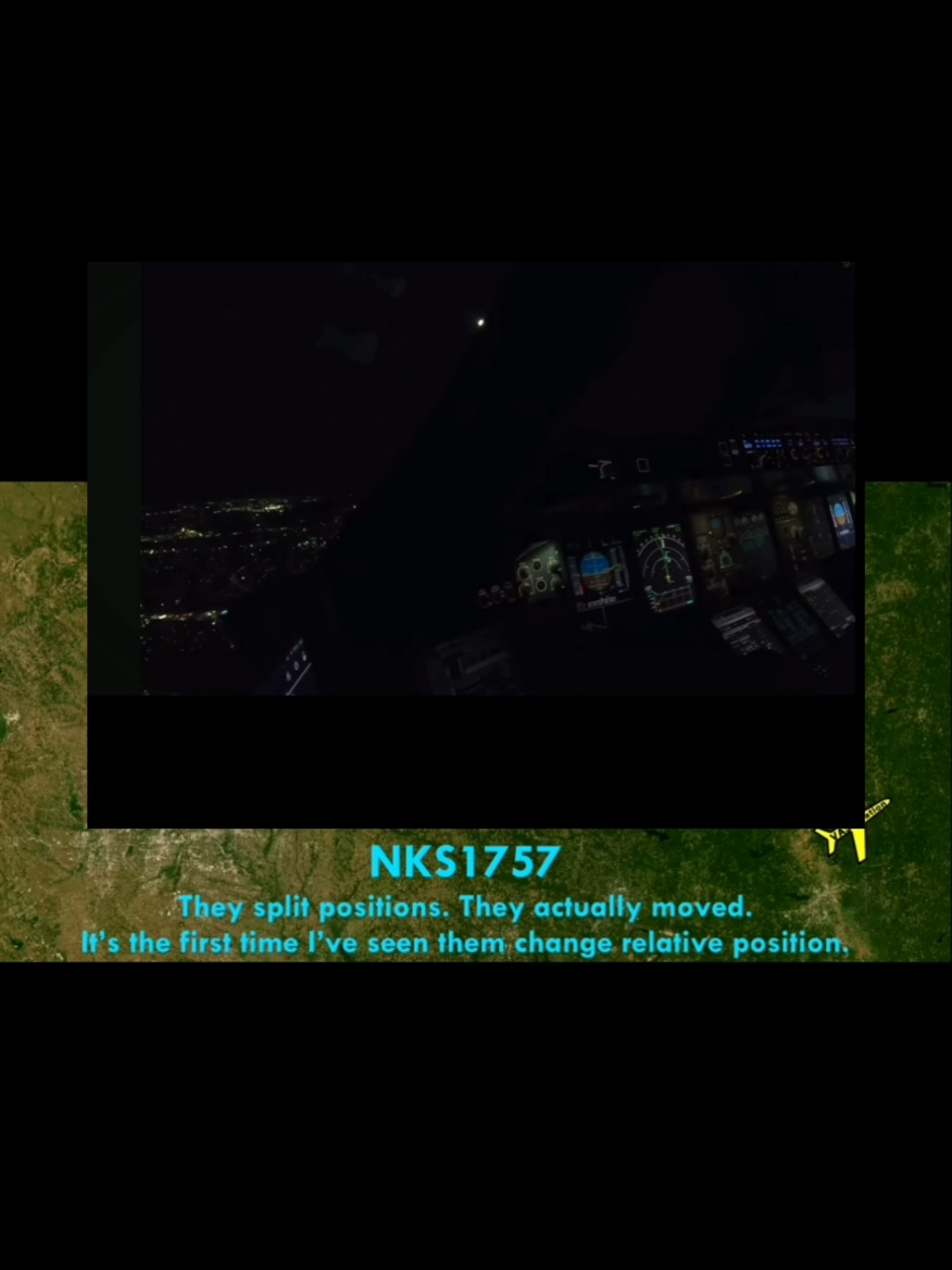 Multiple pilots contact air traffic control in Dallas Txs to report lights in the sky above them that seemingly stayed there for hours approx 100 miles out into space according to reports in Nov 2024 #pilots #report #uap #plane #747 #atc #dallas 