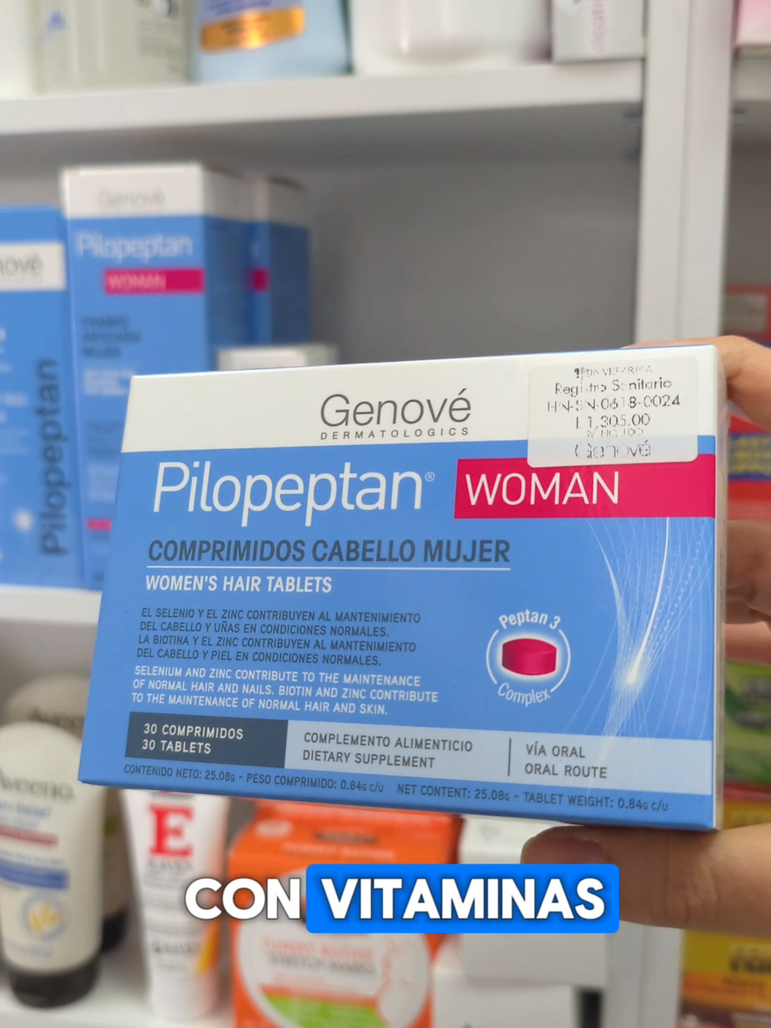 Síganme para más tips y productos para cuidar el pelo 👑 #pilopeptan #vitaminas #aminoacidos #minerales #belleza #cuidadodelcabello #comprimidos #capsulas #gold #tipsss