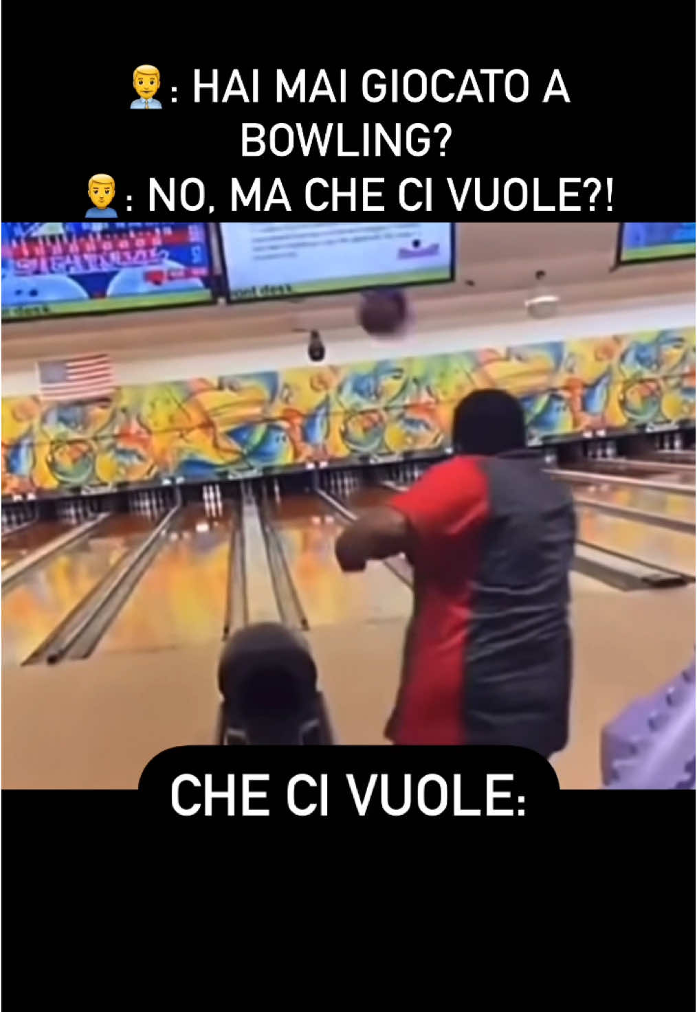 No infatti, che ci vuole 🤦‍♂️😂😂 #bowling #dilettantiallosbaraglio #meme 