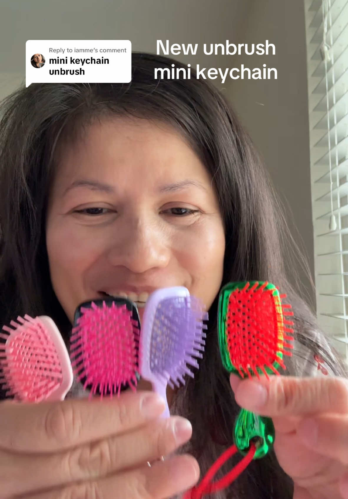 Replying to @iamme i am obsessed with the cute unbrush Mini keychain #stockingstuffers #christmasfinds2024 #hair #newproductlaunch #newunbrush #holiday #christmas #mini #hairbrush #kids #giftforkids #kidsoftiktok #giftguide #hairbrushes #minihairbrush #unbrushmini #miniunbrush #minibrushes #minibrush #cutefinds #tiktokshopholidayhaul #fhiheat #fhiheatunbrush #newyearnewaura 