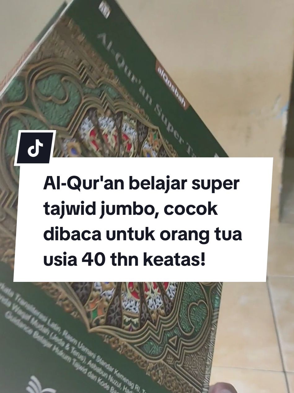 Alquran belajar super tajwid jumbo. Alquran super, fitur super dan diskon super!  #alqurantajwid #alquranmurah 