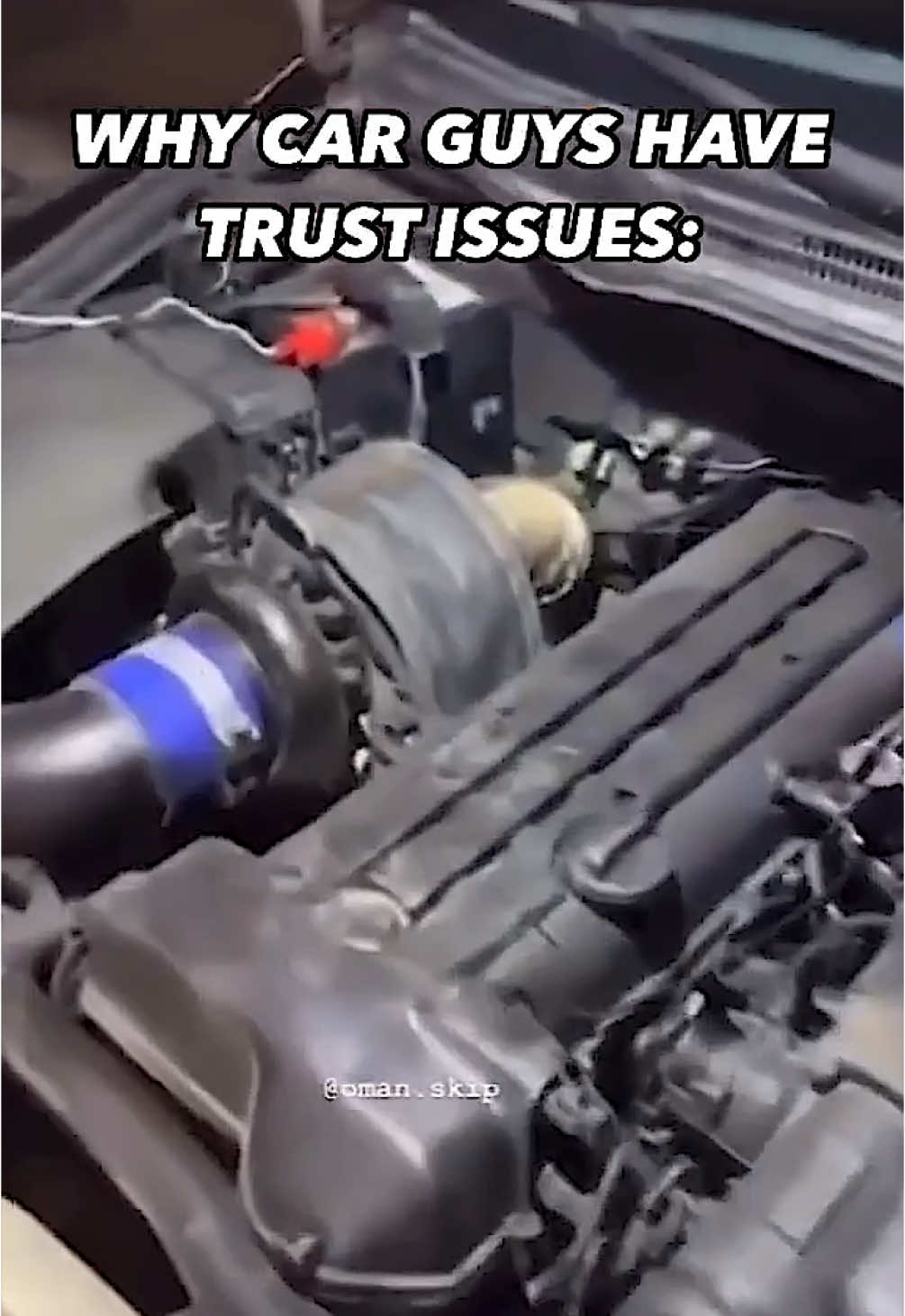 😏 When it looks like “just” a V6… but it’s not. 🚀 This is why car guys have trust issues. 😂 What do you think’s under the hood? 👇 #WhyCarGuysHaveTrustIssues #SleeperBuild #CarCulture #BuiltNotBought #CarPranks #GearheadLife