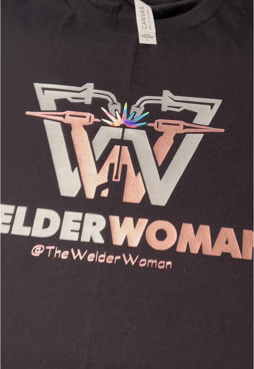 Welder Woman shirts and hoodies are going out to some great people for christmas gifts #welderwoman #welderwomanmerch #merch #welding #welder #woman #brand 