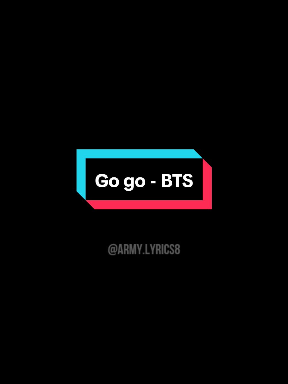 •Go go - BTS #bts #btsarmy #bangtan 