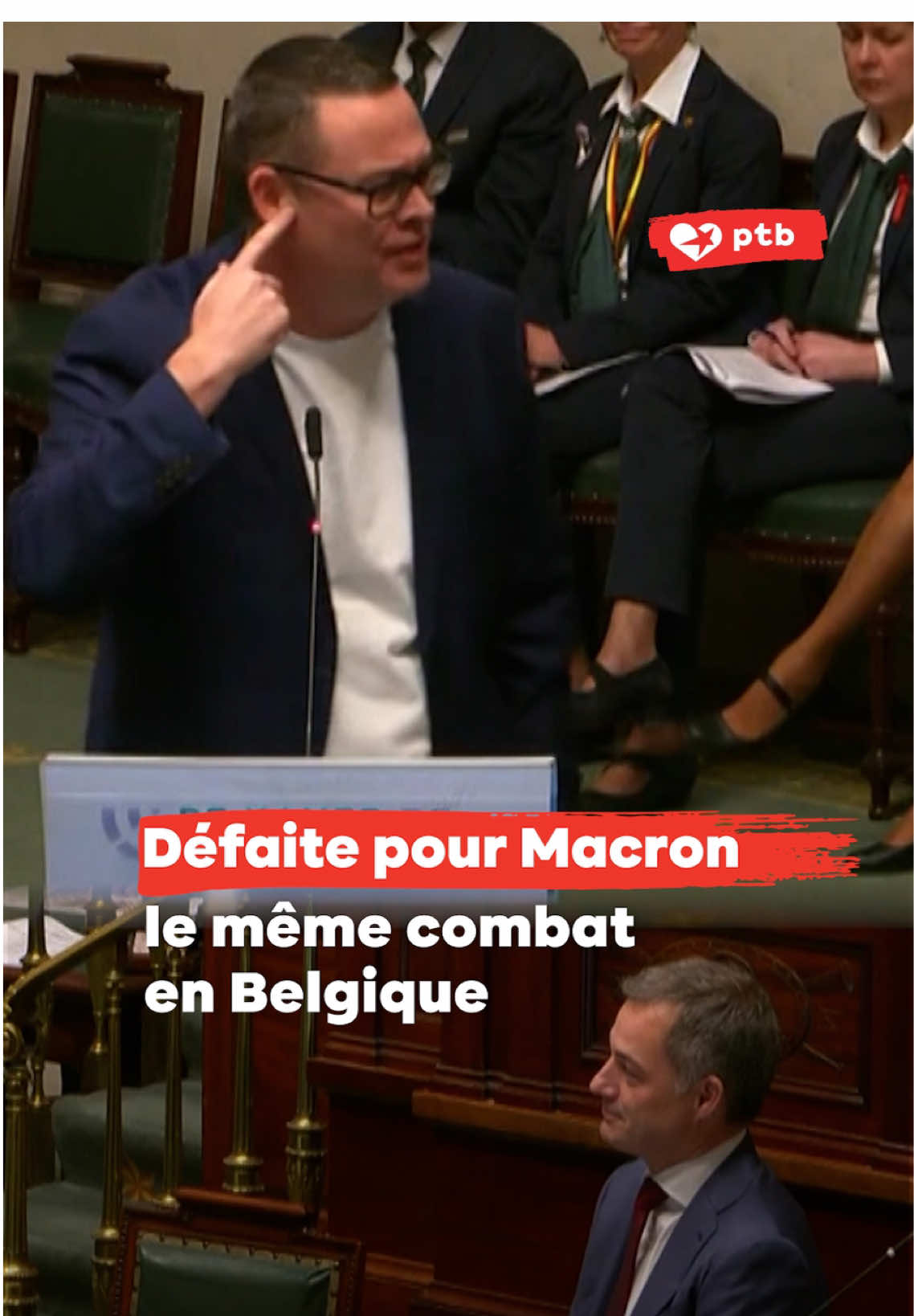 En France, le gouvernement de Michel Barnier a été censuré et il a du démissionner... Une claque pour Macron et pour l'ensemble des élites européennes qui veulent nous faire payer la crise. C'est aussi une source d'espoir pour celles et ceux qui se battent en Belgique contre les plans de De Wever et Bouchez. #StopArizona #raoulhedebouw @pvdabelgie 