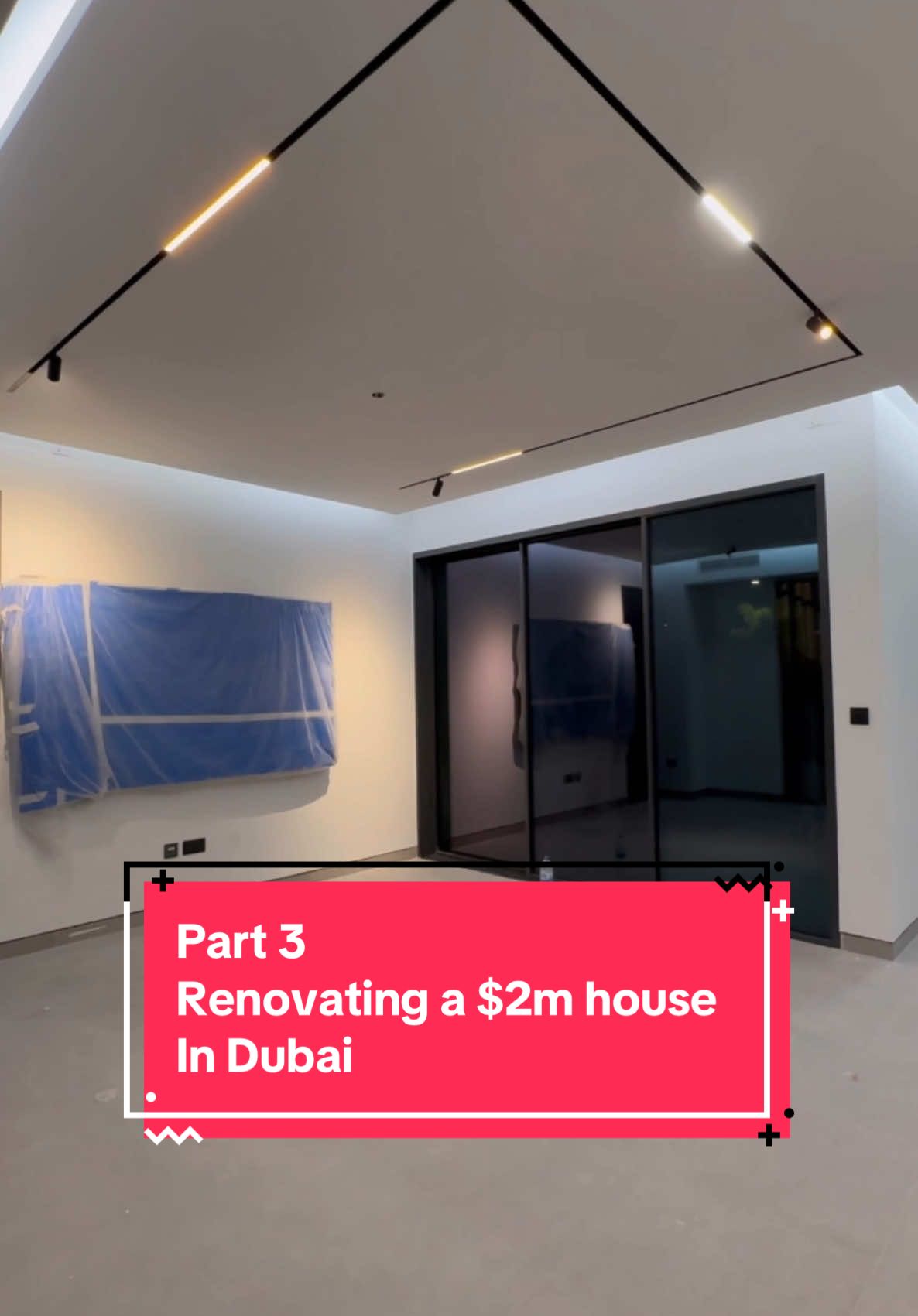 Part 3 of renovating a $2m house in Dubai. This time round ceiling and smart lighting work. #dubai #homedesign #smartlighting #smarthome #homerenovation