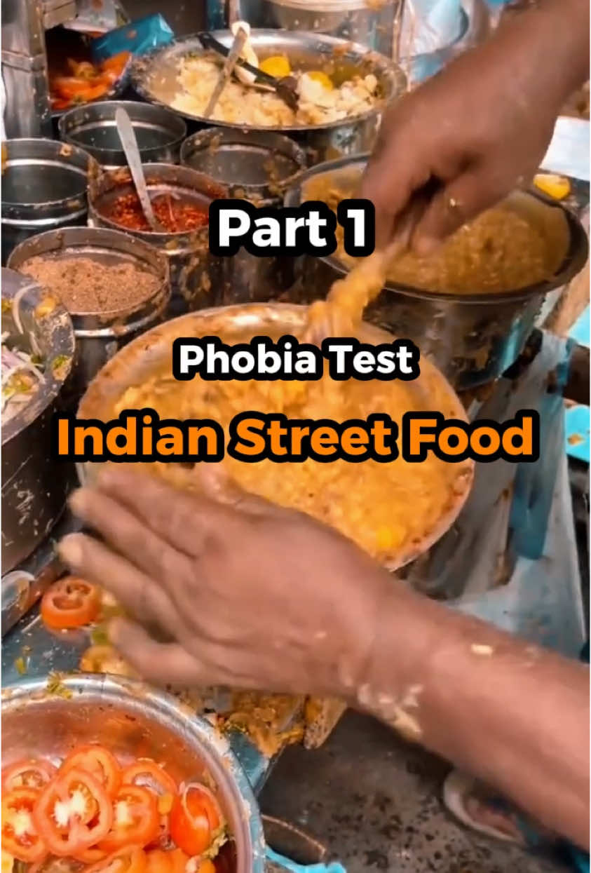 Phobia Test ⚠️ - Indian street food edition 🤮#phobias #interestingvideos #plant #indianstreetfood #indianfood 