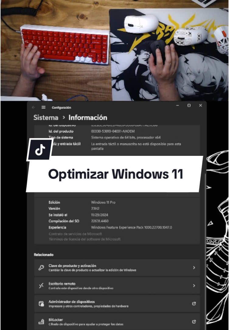 Tutorial Optimizar Windows 11 #tech #valoran #pcgaming #chile🇨🇱 #fy 