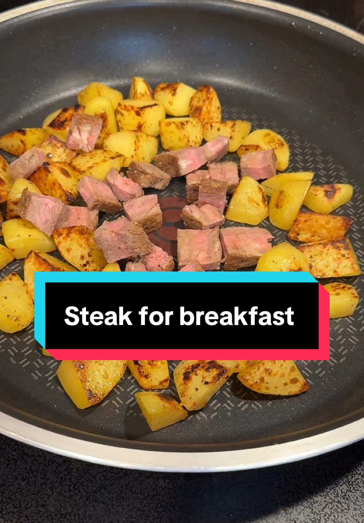 Enjoy my breakfast. - - #breakfast #steak #steaktiktok #breakfastideas #simple #Foodie #morning #nintendo #snow #michigan #hotcocoa 