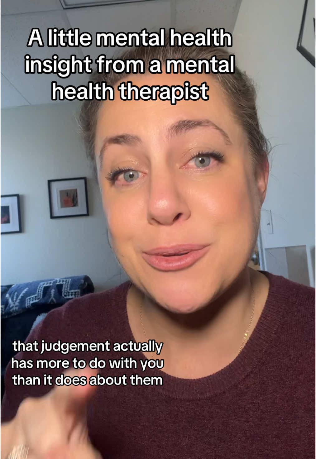 Let’s be honest, we all do it. We judge others. The tricky part about judgment is that it actually has nothing to do with the person we are judging and more to do about ourselves. So the next time you find yourself doing it, try to pause and refleft. Replace the judgment with curiosity and then practice compassion for yourself and others.  This life is hard enough as it is, we don’t need to add more to it.  #judge #therapy #therapytok #mentalhealthtiktoks #therapistsontiktok #MentalHealth #therapytiktok #mentalhealthmatters #HealingJourney 