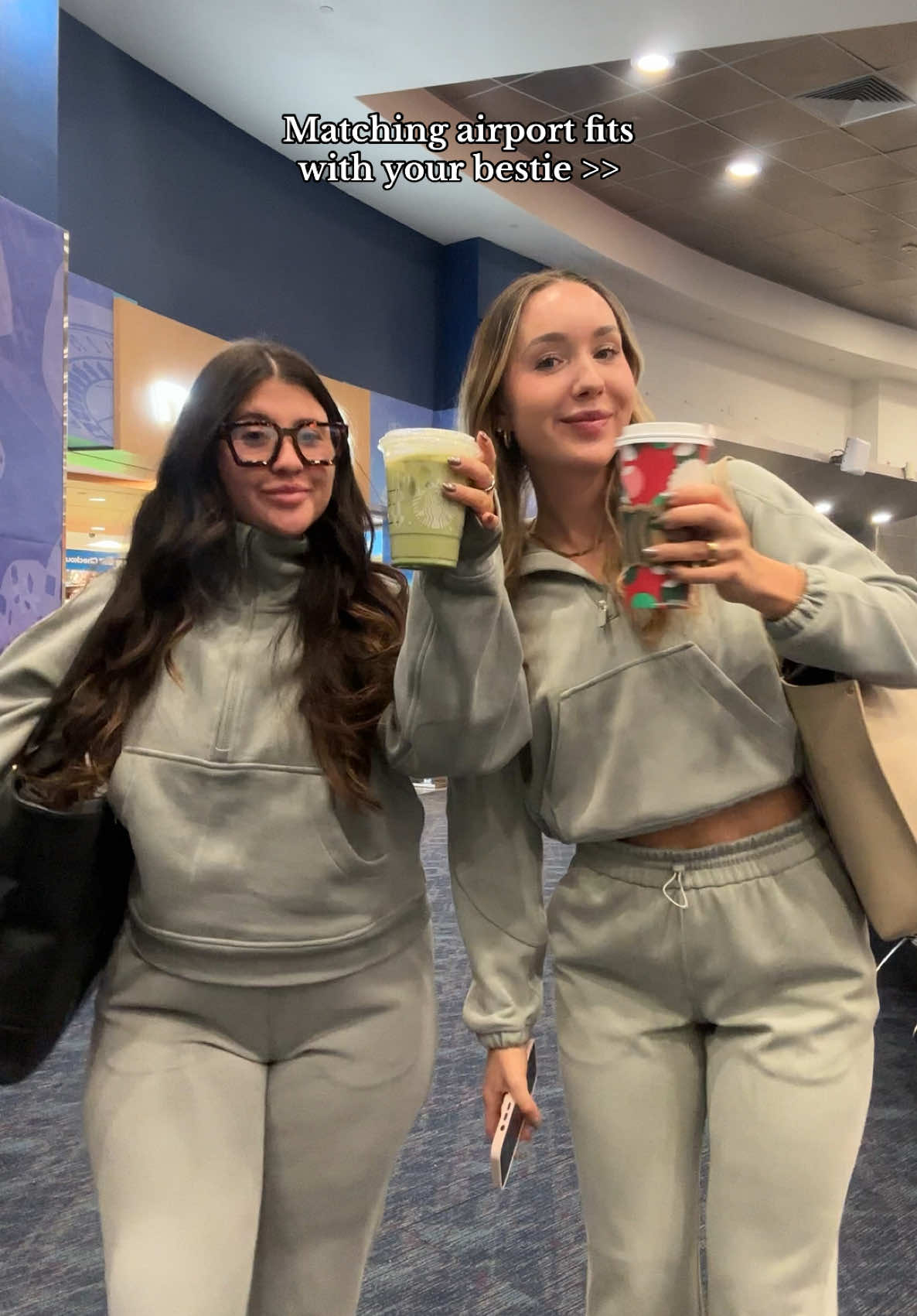 Where are we headed?? 👀 #airport #airportoutfit #OOTD #outfitoftheday #outfitinspo #bestiegoals #BestFriends 