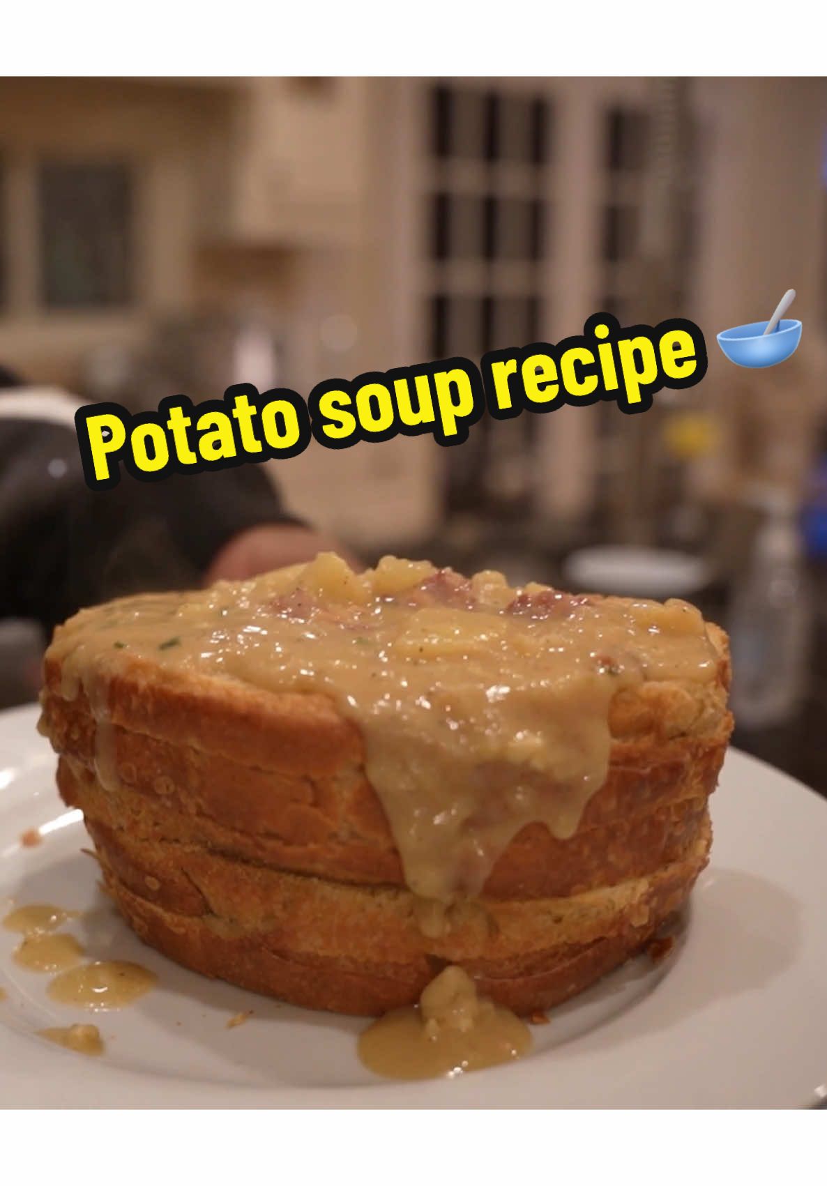 YALL I MADE POTATO SOUP 🤣 and yep i dropped a roast session and yall kno where to find it! #potatosoup #funny #cooking 