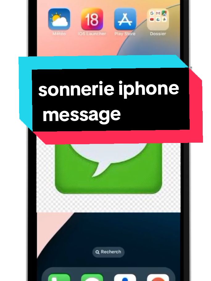 sonnerie iphone message  #message #iphone #sonnerie #ios16 #ios14 #ios #ringtone 