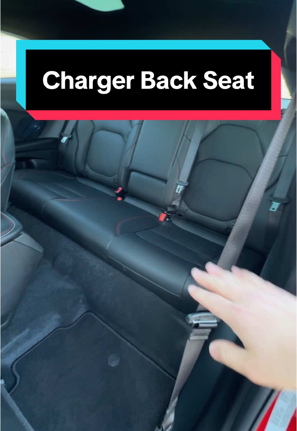 The new #dodge #charger has a HUGE back seat for a two-door car #cars #carbuzz #carsoftiktok #fyp #foryou #foryourpage 