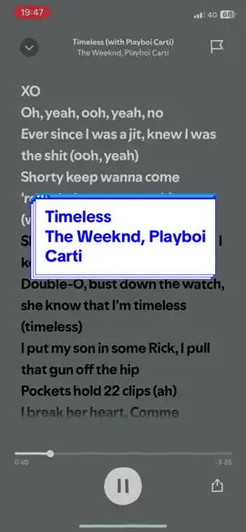 Timeless | The Weeknd, Playboi Carti Xo tatted all over her body #speedup #fyp #speedupsongs #speedsong #fypシ #theweeknd 