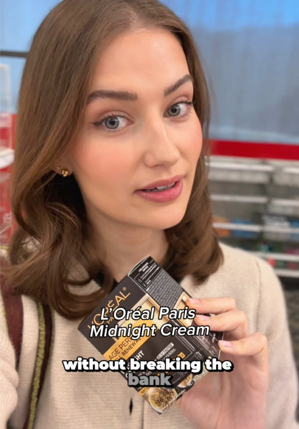 ran to Target and I can confirm the @loréal paris usa Midnight Cream is AT THE LEVEL. It’s giving luxury #lorealparispartner #affordableskincare #target #shopwithme #lorealmidnightcream