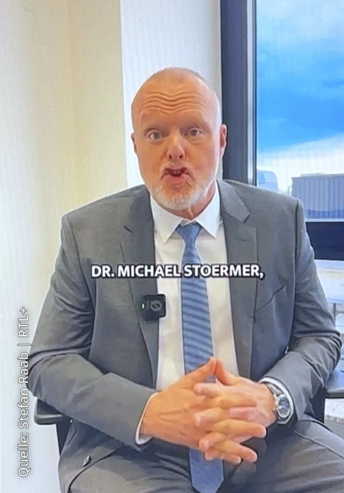 Markieren Sie @stefan wenn er bei Dr. Stoermer Nachhilfeunterricht buchen sollte… Lieben Gruß auch an das Team von @rtlplus 🤝