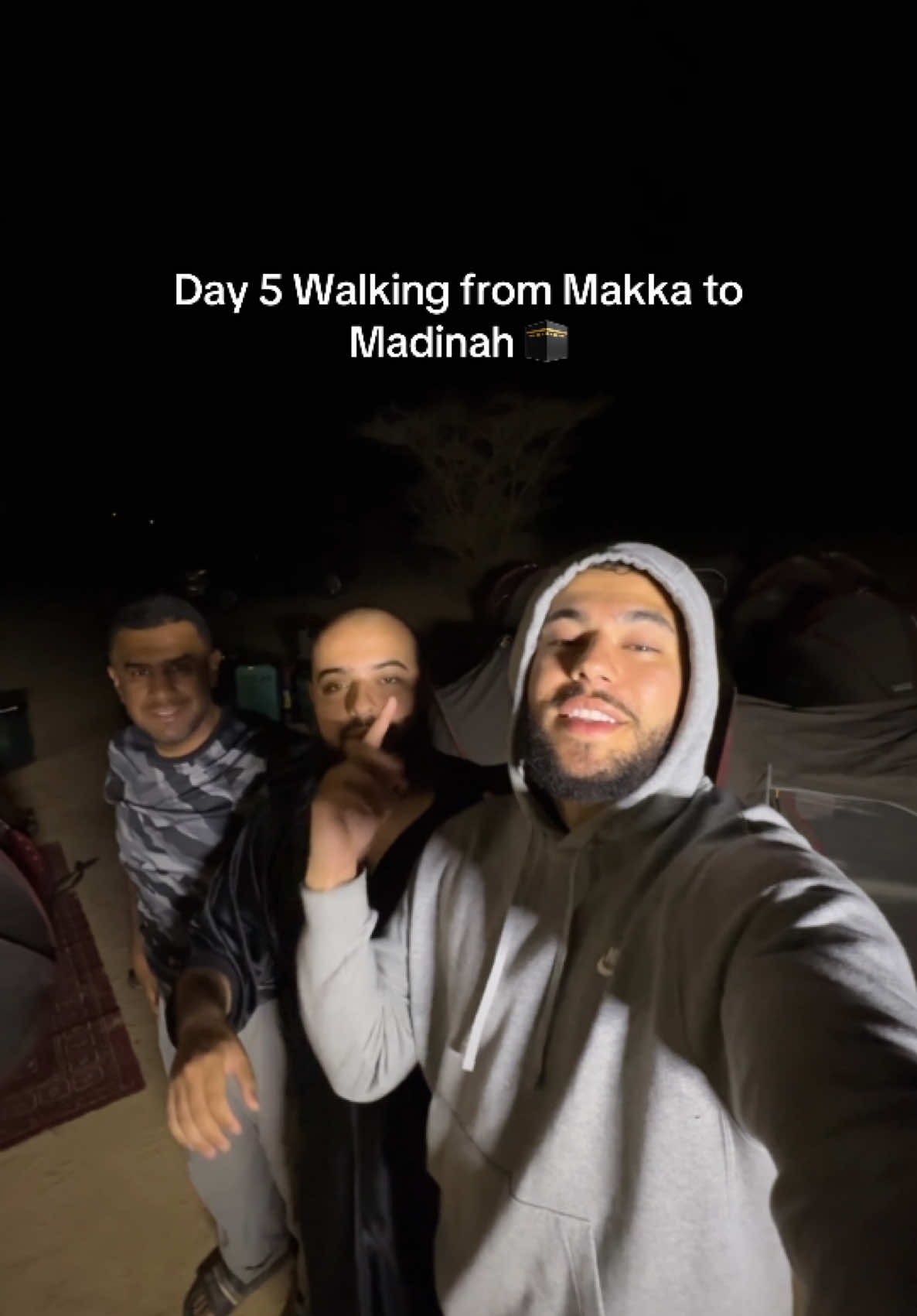 Day 5 of walking from Makka to Madinah - honestly the days have been getting tougher and tougher but Alhamdulilah I’ve learnt so much!  #makkahmadinah🕋  #makkah #umrah #hijrah #islamic