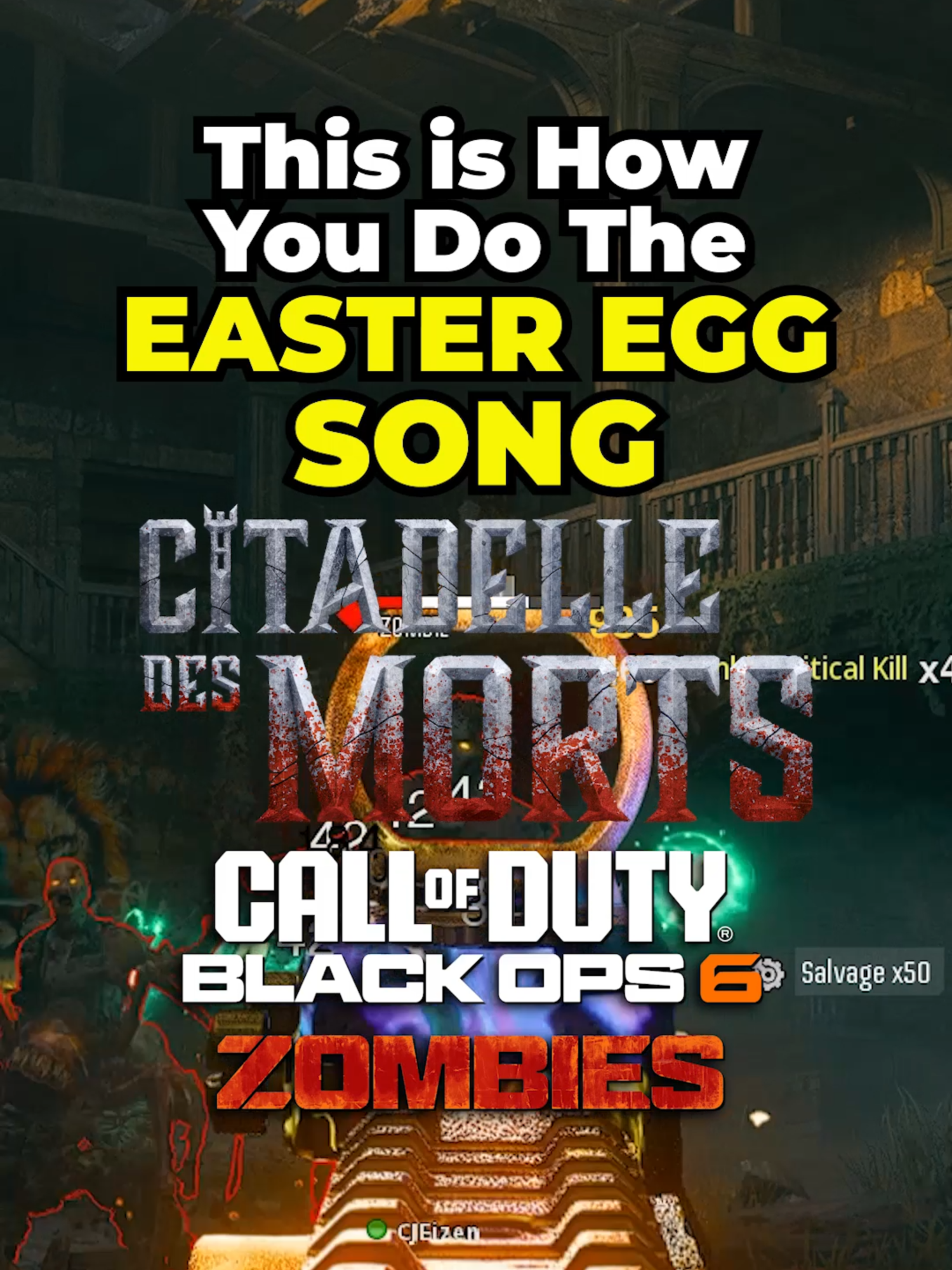 How To Do The Easter Egg Song on Citadelle Des Morts in Black Ops 6 Zombies! #citadelledesmorts #blackops6zombies #bo6zombies #schlayer #codblackops6 #callofdutyblackops6 #codzombies #callofdutyblackops6zombies #codbo6zombies