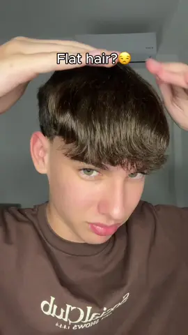 From flat hair to textured hair❗️|| #hair #flathair #hairtutorial #hairstyle #fyp 