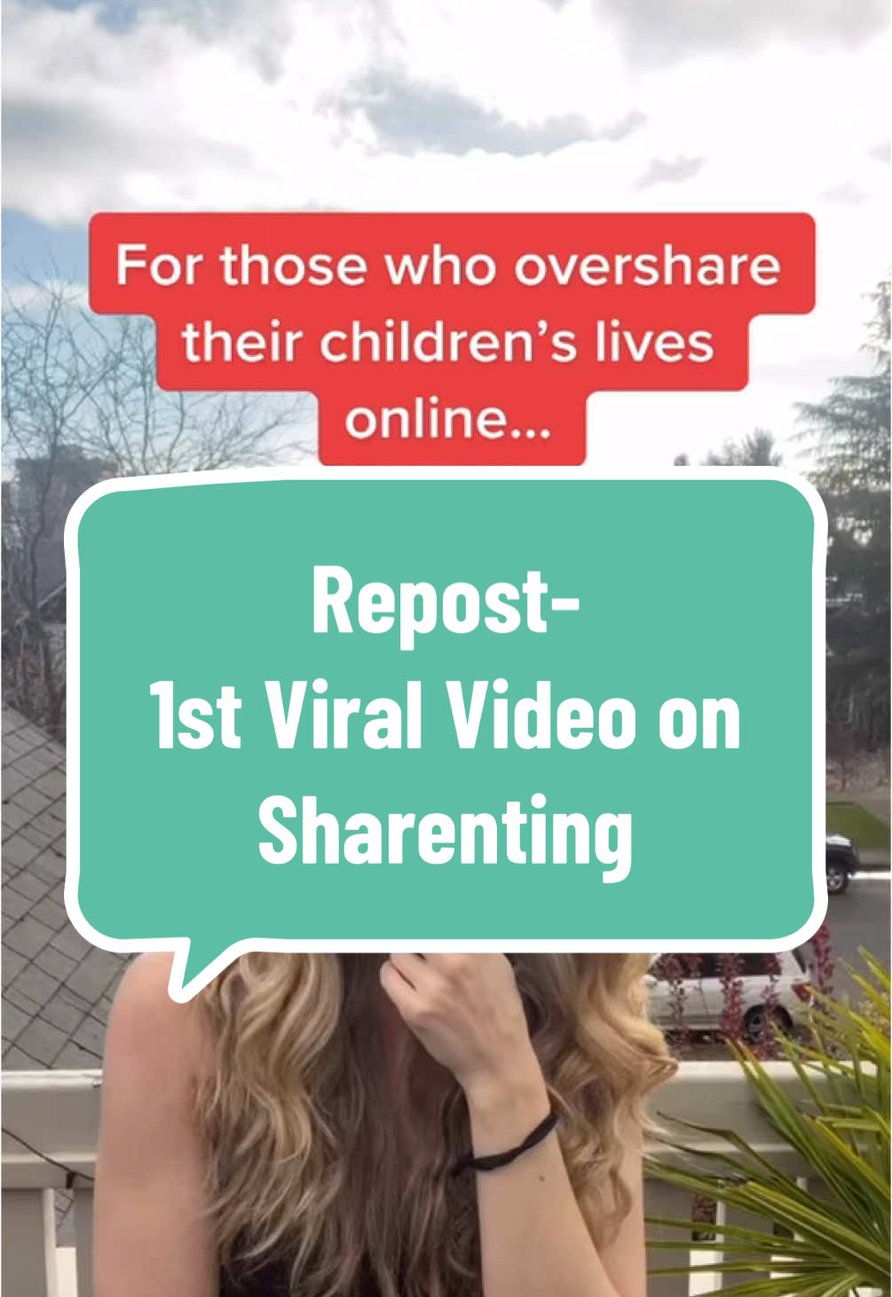 REPOST- This is one of my first viral videos on Sharenting from 2021- it’s crazy how fast time flies  #onthisday #sharenting #fyp #parents #parenting #influencers #familyvlog #momfluencer #exploitation #privacy #kidsonline #childsafety #kidsarenotcontent 