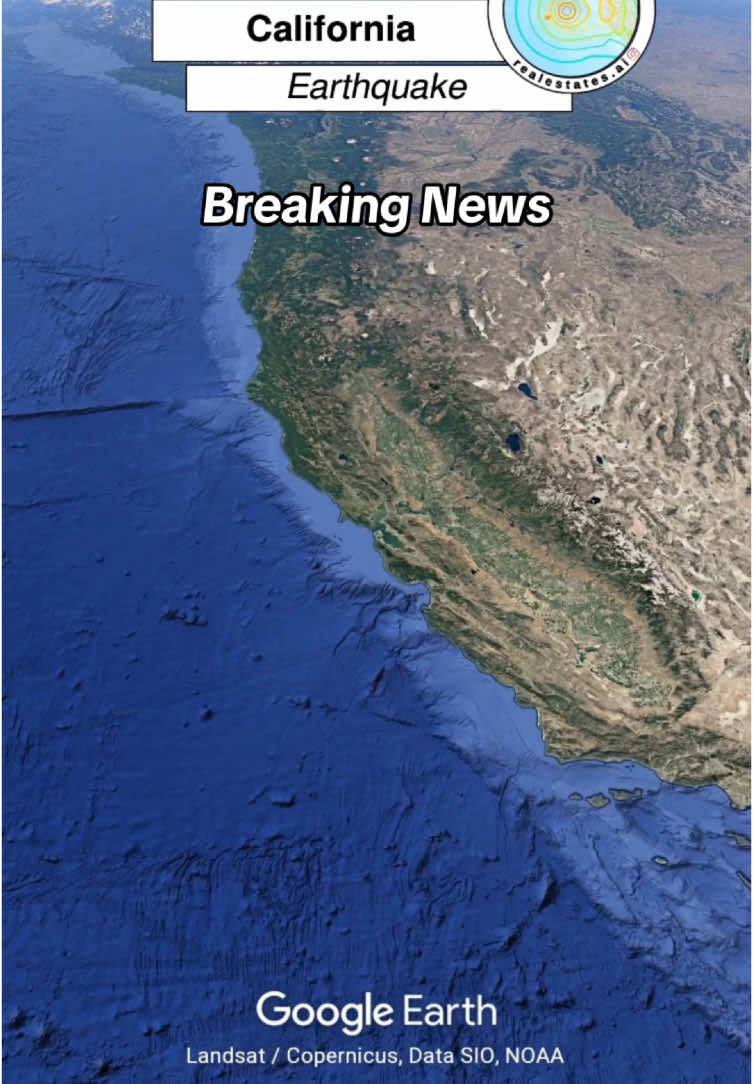 A powerful 7.0 magnitude earthquake just hit Northern California and Oregon and there is a tsunami warning. #earthquake #california #tsunami #fyp #foryou #foryoupage #storm #weather #breakingnews #news 