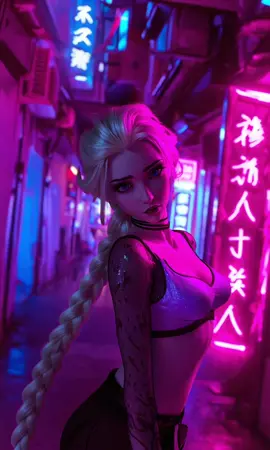 Disney elsa as jinx from arcane #disney #dance #dancers #arcane #jinx 