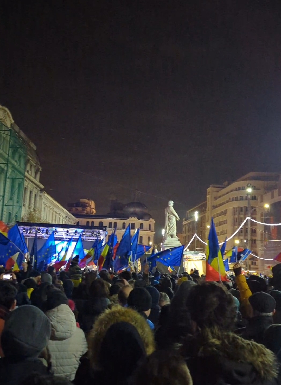 Libertate! Libertate! Piața Universității - 05.12.2024 #europa #libertate #românia🇷🇴 #elenalasconi #usr #diaspora 