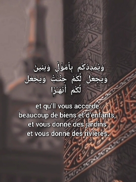 Sourate Nuh v10-14 #rappels_islam#Quran#muslimtiktok 