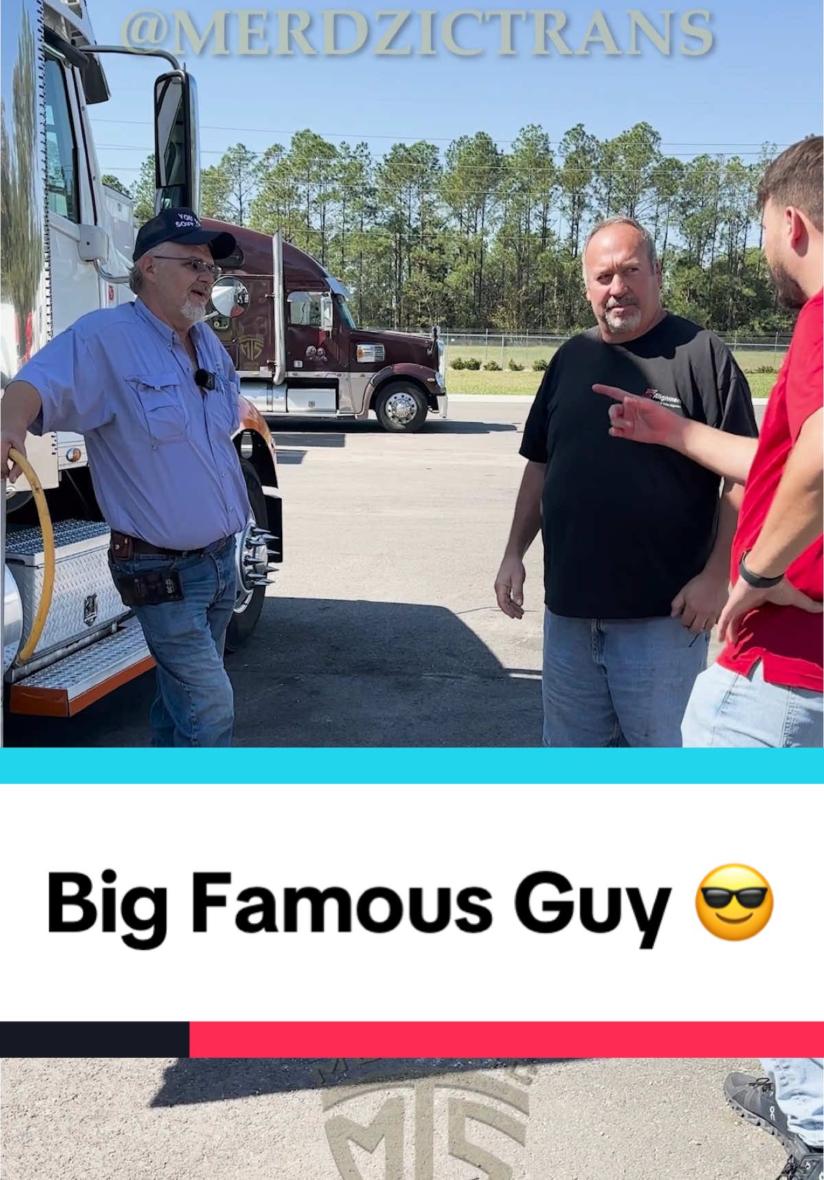 Everyone knows this big famous trucker! 🐐😎 @Robert Boblitt #softhands #trucker #oldschool #cdldriver #semitruck #trucking #ownerop #truckingcompany 