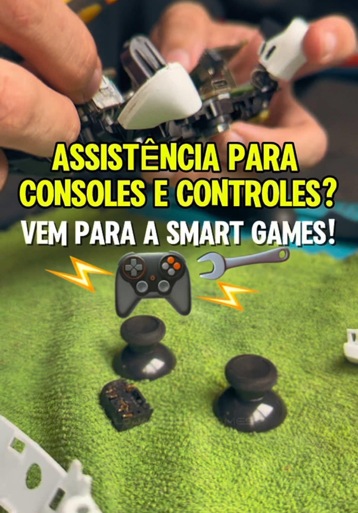 Procurando assistência tecnica de games? A smart games conserta o seu controle.