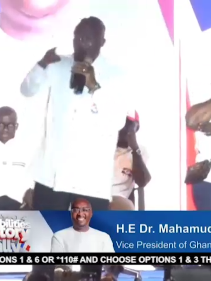 We are winning this election due to our proven track record and the vision we have for the country's future. - Dr. Bawumia  #PossibilitiesVictoryRally