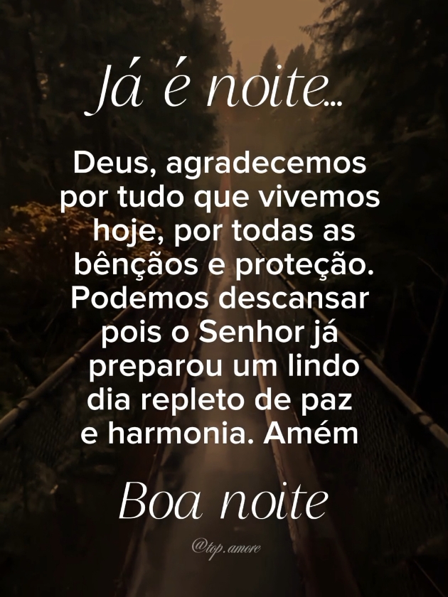 Abençoada noite!🌙 🙌 . . . . . . . . #boanoite #mensagemdeboanoite #mensagemparastatus #status #gratidão #Deus #boanoitee❤ #noiteabençoada 