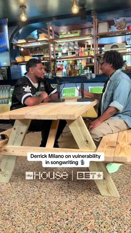 At our live ‘The Almanac of Rap’ taping with Donwill, songwriter and artist Derrick Milano shared a behind the scenes look at how he decides what to do with his work, and how far vulnerability in songwriting can go 👏🏾 #okp #okayplayer #okphouse #miami #artbasel #raptok #BlackTikTok #songwriting #songwriter 