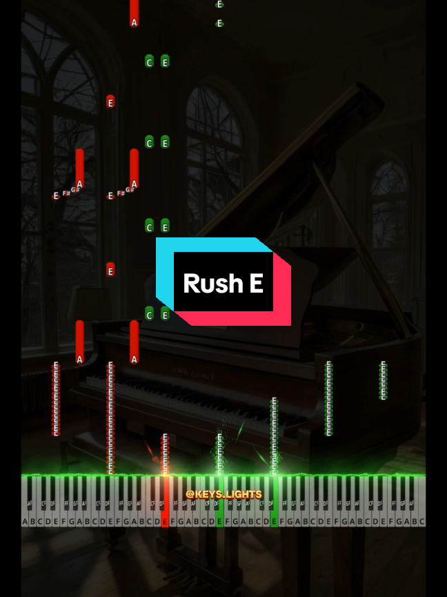 🔴 Rush E 💀 (Advanced Piano Tutorial) #piano #pianotutorial #easypiano #easypianotutorial #rush #rushe 