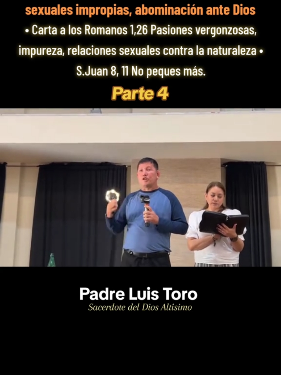 La pérdida de identidad, las relaciones sexuales impropias - Padre Luis Toro  #iglesiacatolica #iglesiacristiana #homosexualidad #relacionesimpropias #laverdad #padreluistoro #pecado #sodomia #dignidad #tupuedesserloquequierasser #tupuedessersanto 