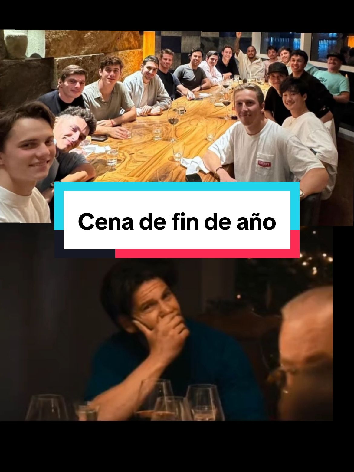 En la tradicional cena de fin de año de pilotos F1, George Russell y Max Verstappen se sentaron lo más alejados posible el uno del otro después de su diferencia de opiniones 😅 #f1 #f1meme #f1funny 