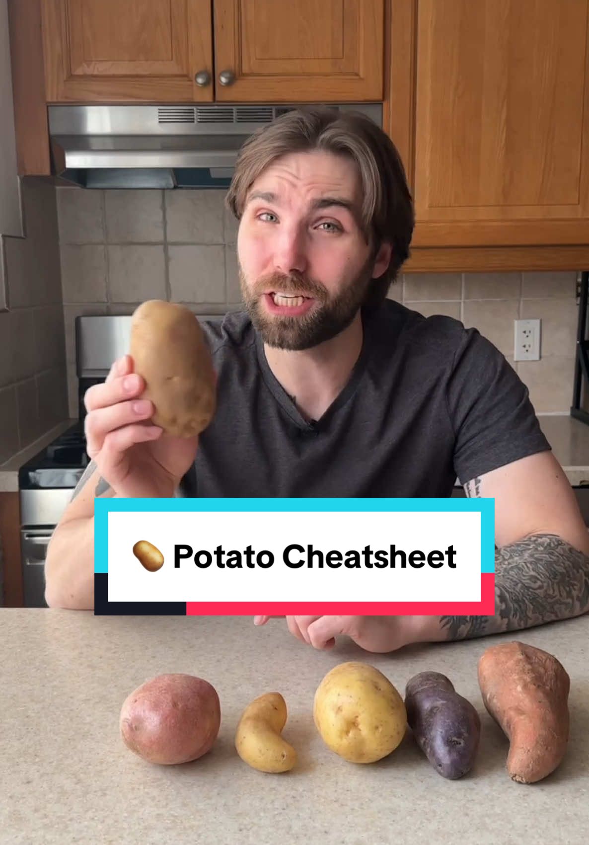 🥔 Potato Cheatsheet 👉 Which one is your favorite and why? 🤔 #potatoes #potato #cooking #fries