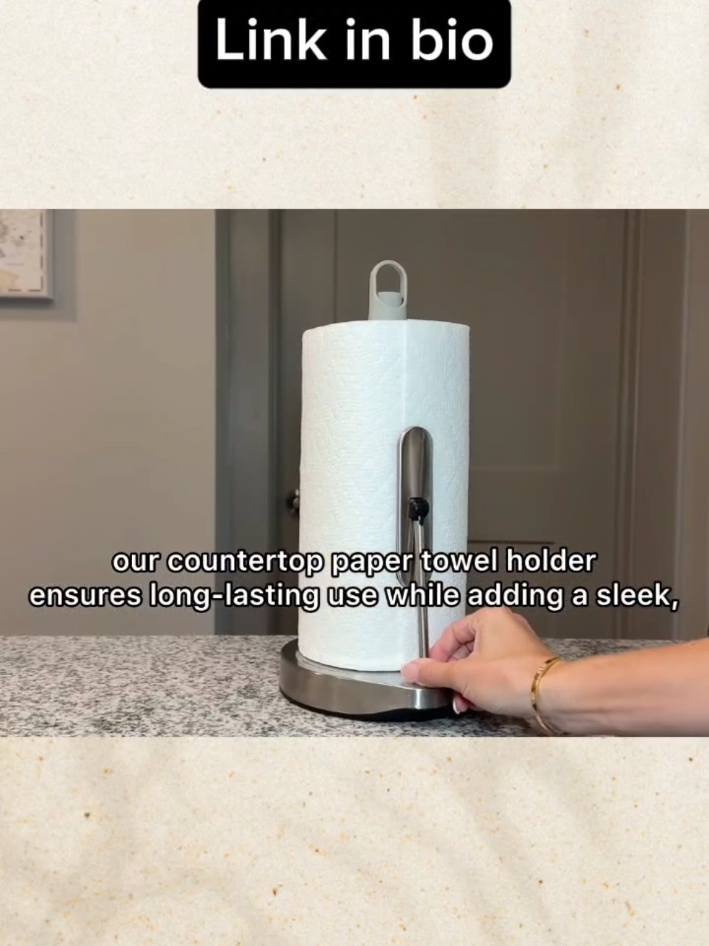 Tower holder with spray bottle #amazonfinds #fyp #gadgetslife #kitchengadgets 