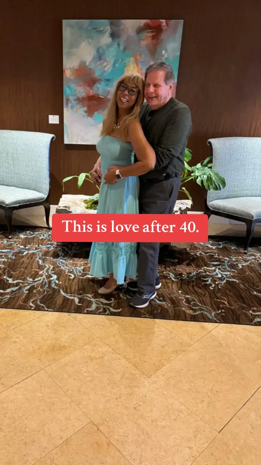 This is love after 40: fulfilling, empowering, timeless. Your best love story isn’t behind you—it’s waiting for you. Believe it, because you deserve it! #relationships #romanticcouple #40andover #pameladeneuve 