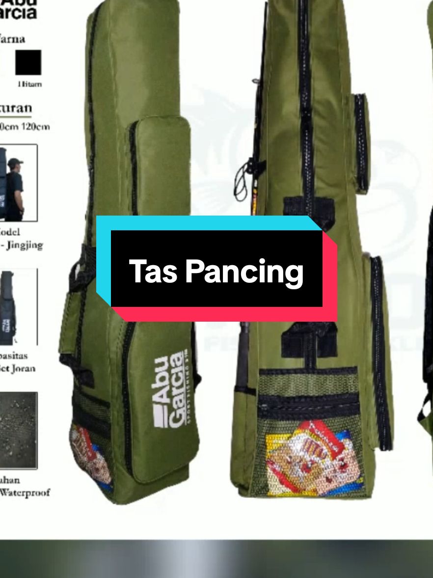 PREMIUM Tas Pancing Ransel Big Size Abu Garcia Cordura Waterproof 80cm 100cm 120cm #taspancingpremium #taspancing #tas #memancing #joran 