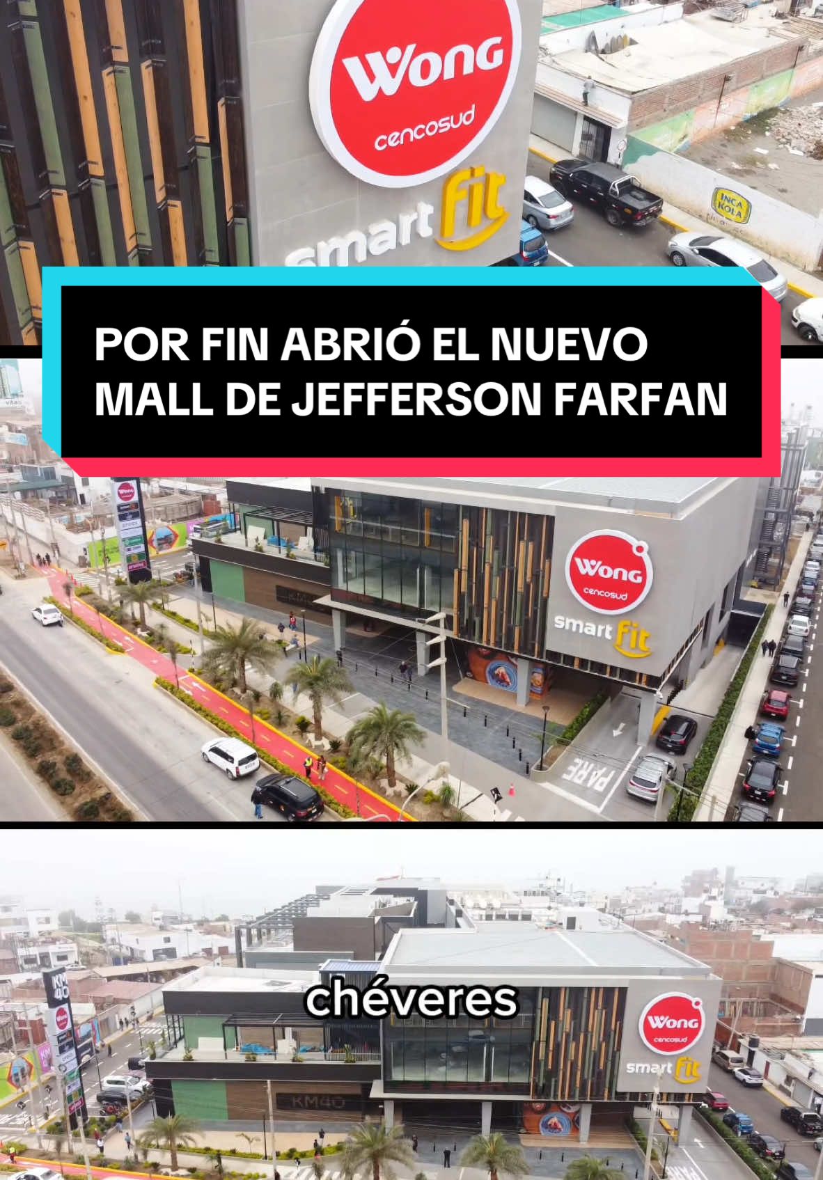 ¡Por fin inauguraron KM40, el mall de Jefferson Farfan! Veamos qué tal ☺️ #negocios #retail #wong #cencosud  #verano #peru #marketing 