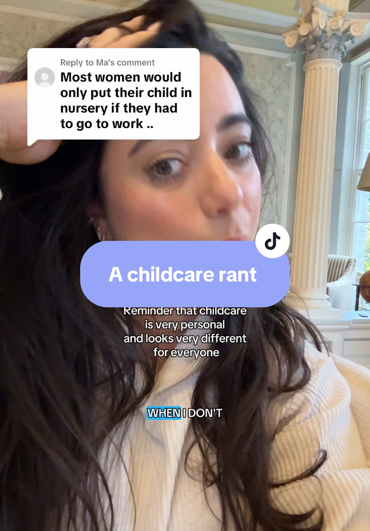 Replying to @Ma let’s try not to judge mothers for their childcare choices #MomsofTikTok #mumsoftiktok #ukmum #momtok #childcare #babytok #nursery #fyp #rant 