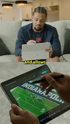 I NEED one of these to study my film 👀 @Microsoft @Microsoft Surface #romeodunze #nfl #chicagobears #football #td #film 