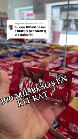 Respuesta a @A BARATO EL CHOCOLATE KIT KAT ! BRASIL CON ARGENTINA ! #brasil #riodejaneiro #argentina #real #kitkat #chocolate #golosinas #ofertas #promociones #real #reais #vacaciones #barato #playa #praia #brazil #vacacionar #precios #copacabana #ipanema #leblon 