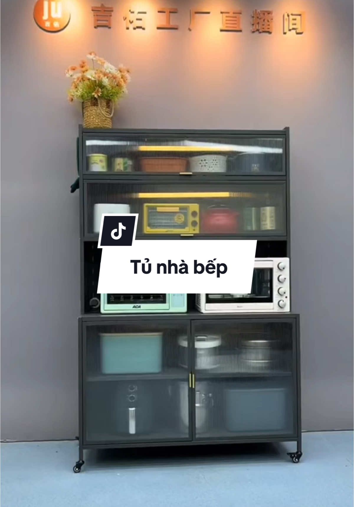 Tủ đa năng nhà bếp #tu #tudanang #giadung #xuhuong 