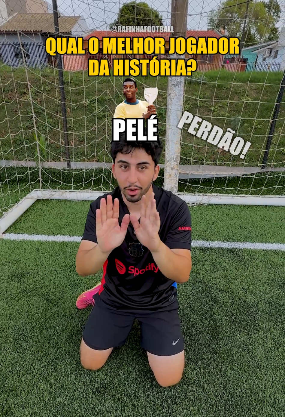 Responda ou tome o gol! ⚽️ #futebol #futebolmemes #rafinhafootball 