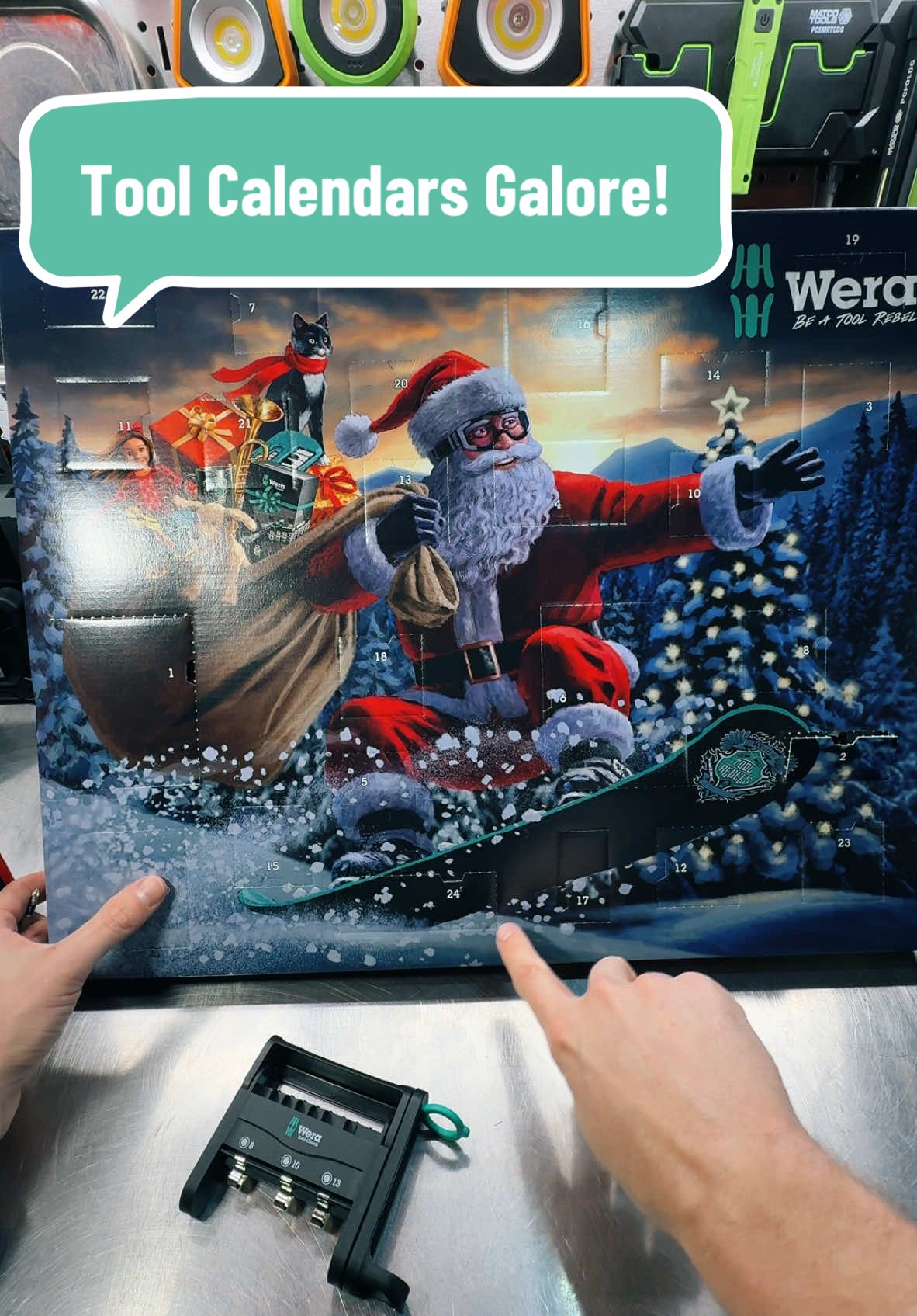 Tool calendars galore! #MrSubaru1387 #MechanicLife #MechanicTikTok #MechanicTools #ToolTok #AutomotiveTools #Tools #Wera #Gedore 