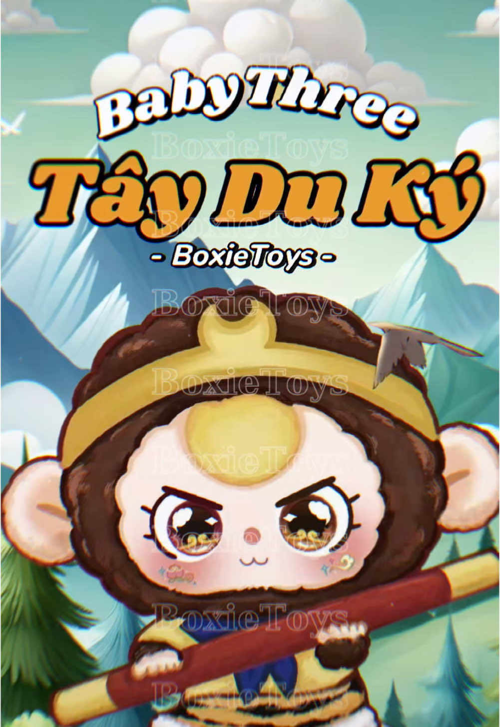 ☁️🌤️BabyThree Tây Du Ký🌤️💨 Tui đố bà nào đoán được SECRET của ver Tây Du Ký này đấy. Đoán được có thưởng nè 😆 #babythree #babythreetayduky #babythreedainaothiencung #babythreetonngokhong #babythreesaigon #babythreesaigon #babythreehochiminh 